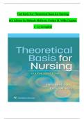 TEST BANK For Theoretical Basis for Nursing, 6th American Edition by Melanie McEwen; Evelyn M. Wills, Verified Chapters 1 - 23, Complete Newest Version