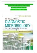 TEST BANK FOR INTRODUCTION TO DIAGNOSTIC MICROBIOLOGY FOR THE LABORATORY SCIENCE 2ND EDITION BY MARIA DANNESSA DELOST | Verified Chapter's 1 - 24 | Complete