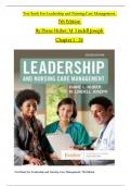 TEST BANK For Leadership and Nursing Care Management, 7th Edition By Huber & Joseph, All 26 Chapters Covered, Verified Latest Edition