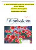 TEST BANK For Davis Advantage for Pathophysiology Introductory Concepts and Clinical Perspectives 3rd Edition By Theresa Capriotti, All 42 Chapters Covered, Verified Latest Edition