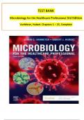 Test Bank - for Microbiology for the Healthcare Professional 3rd Edition by Karin C. VanMeter, All Chapters | Complete Guide A+