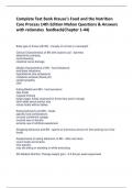 Complete Test Bank Krause’s Food and the Nutrition Care Process 14th Edition Mahan Questions & Answers with rationales  feedback(Chapter 1-44)