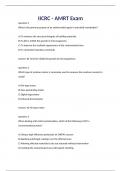 IICRC - AMRT Exam, Top Questions and answers, 100% Accurate, graded A+