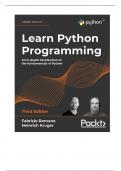 Learn Python Programming - Third Edition