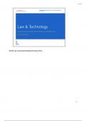 Lesnotities law and technology: Consumer Protection (15/20)