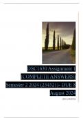 DSC1630 Assignment 1 (COMPLETE ANSWERS) Semester 2 2024 (234521)- DUE 8 August 2024