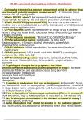 NR565 Advanced Pharm I - Mid Term Review Study Guide 2024