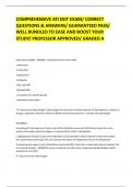 COMPREHENSIVE ATI EXIT EXAM/ CORRECT  QUESTIONS & ANSWERS/ GUARANTEED PASS/  WELL BUNDLED TO EASE AND BOOST YOUR  STUDY/ PROFESSOR APPROVED/ GRADED A