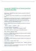 Straighterline CHEM101 General Chemistry final Exam (New Version June 2024)