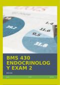 BMS 430 ENDOCRINOLOGY EXAM 2