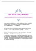 REE 3043 EXAM QUESTIONS WITH GUARANTEED ACCURATE ANSWERS |VERIFIED