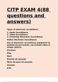 CITP EXAM 4(88 questions and answers).