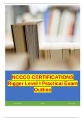 NCCCO CERTIFICATIONS Rigger Level I Practical Exam Outline