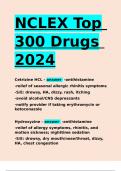 NCLEX Top 300 Drugs 2024