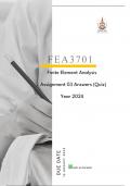 FEA3701 Assignment 03 Answers Year 2024