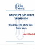 PRINCIPLES AND HISTORY OF  TURKISH REVOLUTION