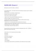 NURS 629 -Exam 4 Questions and Answers Latest;(2024/2025)/ Graded A+