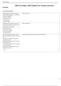  EMT Ch 24 Quiz, EMT Chapter 24- Trauma overview  Terms in this set (40)  When assessing the interior of a crashed motor vehicle for damage, you are gathering information regarding the: A.	index of suspicion. B.	mechanism of injury. C.	kinetic energy. D.	