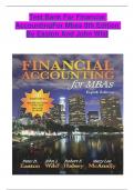 Test Bank For Financial Accounting For MBAs ( 8th Edition) By Easton And John Wild||LATEST UPDATE 2024