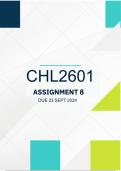 CHL2601 Assignment 8 2024 | Due 23 September 2024