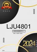 LJU4801 Assignment 2 2024 |Due 3 Sept 2024