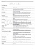    Study Guide for Final Exam Terms in this set (38)  S Corporation	A legal form of organizing a business that combines the tax advantages of a partnership and a corporation. Legal Form	The structure or organization chosen by an entrepreneur for their new