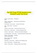   Top 200 Drugs PTCB Questions And Answers Latest Top Score.