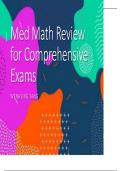 Med Math Review  for Comprehensive  Exams WENHSING YANG #1 Combination Drug