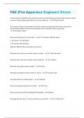 FAE (Fire Apparatus Engineer) Illinois Questions And Answers Graded A+