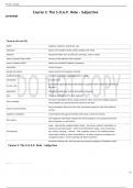  Course 3: The S.O.A.P. Note - Subjective       Terms in this set (29)  SOAP	subjective, objective, assessment, plan subjective	based on the patient's feeling (chief complaint, HPI, ROS) objective	factual information from provider (PE, vital signs, ord