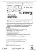 Edexcel AS Level Math May/June 2024 ALL Question papers