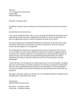 Nyenrode Corporate Governance - Management Letter