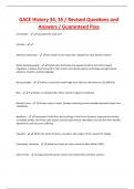 GACE History 34, 35 / Revised Questions and Answers / Guaranteed Pass