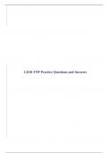 LEIK FNP Practice Questions and Answers