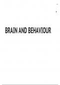 BRAIN AND BEHAVIOUR