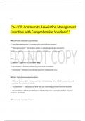 M-100: Community Association Management Essentials with Comprehensive Solutions