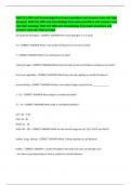 NUR 221 ABG and Hematology final exam questions and answers new rate high  passage/