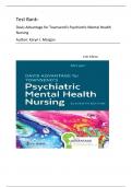 Test Bank - Davis Advantage for Townsend's Psychiatric Mental Health Nursing, 11th Edition ( Karyn I. Morgan ,2024) 1-43 Chapter || All Chapters|| Instant Download