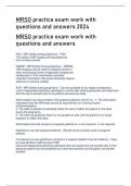 MRSO practice exam work with questions and answers 2024  MRSO practice exam work with questions and answers