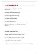 PCB 3233 EXAM 2 Questions And Answers Graded A+