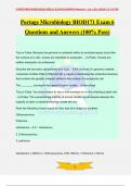 Portage Microbiology BIOD171 Exam 6 Questions and Answers (100% Pass)