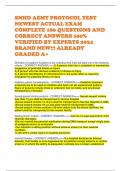 SNHD AEMT PROTOCOL TEST NEWEST ACTUAL EXAM COMPLETE 180 QUESTIONS AND CORRECT ANSWERS 100% VERIFIED BY EXPERTS 2024 BRAND NEW!!! ALREADY GRADED A+