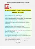 Mendix Intermediate Exam Prep Questions and Answers (100% Pass)