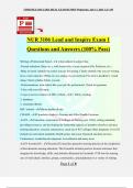 NUR 3106 Lead and Inspire Exam 1 Questions and Answers (100% Pass)