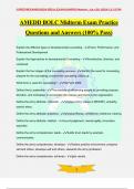 AMEDD BOLC Midterm Exam Practice Questions and Answers (100% Pass)