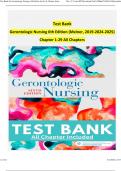 Test Bank Gerontologic Nursing 6th Edition (Meiner, 2025) Chapter 1-29 | All Chapters Complete Update 9780323498111 PDF