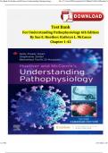 Test Bank for Understanding Pathophysiology 6th Edition By Sue E. Huether Kathryn L. McCance Chapter 1-42 Complete Updated 2024 pdf ISBN: 9780323778855