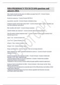 NHA PHARMACY TECH EXAM questions and answers 2024.