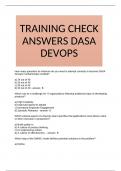 Training Check Answers DASA DevOps