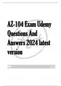 AZ-104 Exam Udemy  Questions And  Answers 2024 latest  version